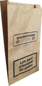 Sachet papier kraft brun Bookstore