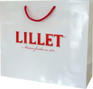 Sac papier luxe publicitaire Lillet