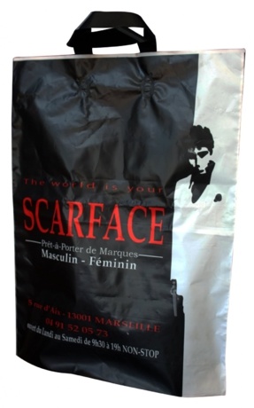 Sac plastique Boutique Prét à Porter Scarface