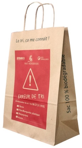 Sac poignÃ©es torsadÃ©es erreur de tri