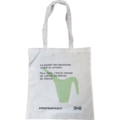 tote bag ikea coton