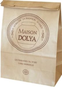 sachet kraft personnalisé pour l'entreprise Maison Dolya